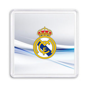 Магнит 55*55 с принтом Реал Мадрид в Белгороде, Пластик | Размер: 65*65 мм; Размер печати: 55*55 мм | real madrid | испания | португалия