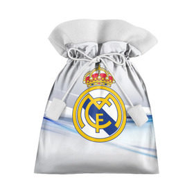 Подарочный 3D мешок с принтом Реал Мадрид в Белгороде, 100% полиэстер | Размер: 29*39 см | Тематика изображения на принте: real madrid | испания | португалия