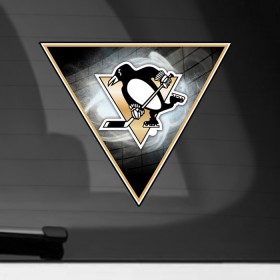 Наклейка на автомобиль с принтом NHL: Pittsburgh Penguins в Белгороде, ПВХ |  | Тематика изображения на принте: nhl