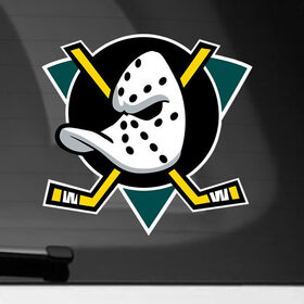 Наклейка на автомобиль с принтом NHL: Ducks в Белгороде, ПВХ |  | Тематика изображения на принте: 