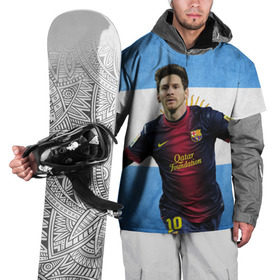 Накидка на куртку 3D с принтом Messi from Argentina в Белгороде, 100% полиэстер |  | Тематика изображения на принте: аргентина | барселона | месси | футбол