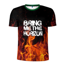 Мужская футболка 3D спортивная с принтом Bring Me The Horizon в Белгороде, 100% полиэстер с улучшенными характеристиками | приталенный силуэт, круглая горловина, широкие плечи, сужается к линии бедра | rok | sempiternal | музыка | рок