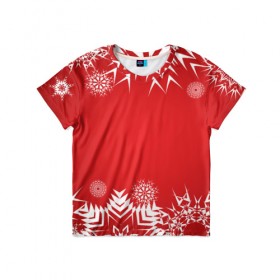 Детская футболка 3D с принтом Дуx рождества в Белгороде, 100% гипоаллергенный полиэфир | прямой крой, круглый вырез горловины, длина до линии бедер, чуть спущенное плечо, ткань немного тянется | Тематика изображения на принте: 