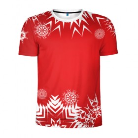 Мужская футболка 3D спортивная с принтом Дуx рождества в Белгороде, 100% полиэстер с улучшенными характеристиками | приталенный силуэт, круглая горловина, широкие плечи, сужается к линии бедра | Тематика изображения на принте: 