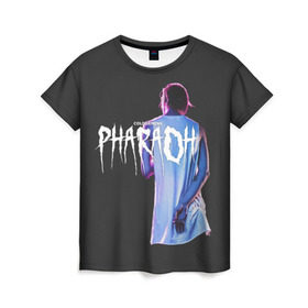 Женская футболка 3D с принтом PHARAOH / COLDSIEMENS в Белгороде, 100% полиэфир ( синтетическое хлопкоподобное полотно) | прямой крой, круглый вырез горловины, длина до линии бедер | dead dynasty | pharaoh | techno