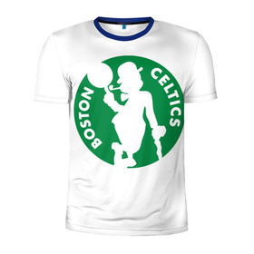 Мужская футболка 3D спортивная с принтом Boston Celtics в Белгороде, 100% полиэстер с улучшенными характеристиками | приталенный силуэт, круглая горловина, широкие плечи, сужается к линии бедра | 