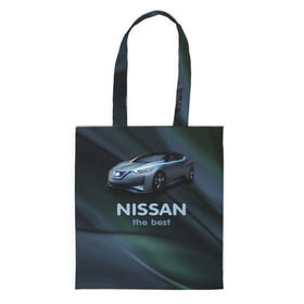 Сумка 3D повседневная с принтом Nissan the best в Белгороде, 100% полиэстер | Плотность: 200 г/м2; Размер: 34×35 см; Высота лямок: 30 см | nissan | авто | автомобиль | водитель | машина | ниссан | тачка