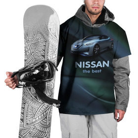 Накидка на куртку 3D с принтом Nissan the best в Белгороде, 100% полиэстер |  | nissan | авто | автомобиль | водитель | машина | ниссан | тачка