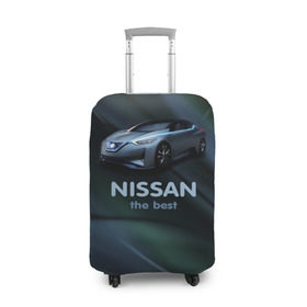 Чехол для чемодана 3D с принтом Nissan the best в Белгороде, 86% полиэфир, 14% спандекс | двустороннее нанесение принта, прорези для ручек и колес | nissan | авто | автомобиль | водитель | машина | ниссан | тачка