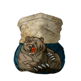 Бандана-труба 3D с принтом This is Russia в Белгороде, 100% полиэстер, ткань с особыми свойствами — Activecool | плотность 150‒180 г/м2; хорошо тянется, но сохраняет форму | медведь | мишка | патриот | патриотизм | россия | руский | рф | страна | ярусский