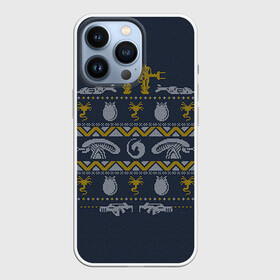 Чехол для iPhone 13 Pro с принтом Новогодний свитер Чужой в Белгороде,  |  | alien | new year | новогодний