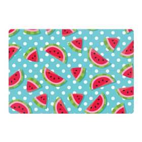 Магнитный плакат 3Х2 с принтом Арбузный рай в Белгороде, Полимерный материал с магнитным слоем | 6 деталей размером 9*9 см | berry | eat | fruit | pattern | sweet | watermelon | арбуз | еда | сладость | узор | фрукт | ягода