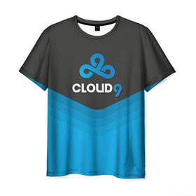 Мужская футболка 3D с принтом Cloud 9 Uniform в Белгороде, 100% полиэфир | прямой крой, круглый вырез горловины, длина до линии бедер | counter strike | cs go | swat | terrorist | контр страйк | кс го | спецназ