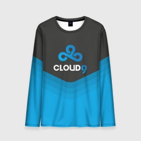 Мужской лонгслив 3D с принтом Cloud 9 Uniform в Белгороде, 100% полиэстер | длинные рукава, круглый вырез горловины, полуприлегающий силуэт | Тематика изображения на принте: counter strike | cs go | swat | terrorist | контр страйк | кс го | спецназ