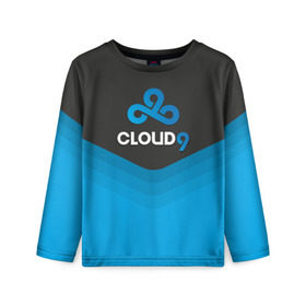 Детский лонгслив 3D с принтом Cloud 9 Uniform в Белгороде, 100% полиэстер | длинные рукава, круглый вырез горловины, полуприлегающий силуэт
 | Тематика изображения на принте: counter strike | cs go | swat | terrorist | контр страйк | кс го | спецназ