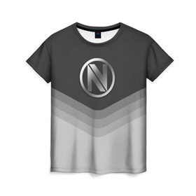 Женская футболка 3D с принтом EnVyUs Uniform в Белгороде, 100% полиэфир ( синтетическое хлопкоподобное полотно) | прямой крой, круглый вырез горловины, длина до линии бедер | 