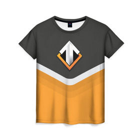 Женская футболка 3D с принтом Escape Gaming Uniform в Белгороде, 100% полиэфир ( синтетическое хлопкоподобное полотно) | прямой крой, круглый вырез горловины, длина до линии бедер | dota | esc | escape gaming | ggwp | glhf | team | дота | игра | униформа | эскейп