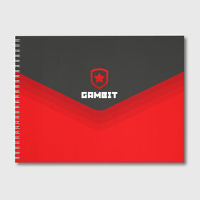 Альбом для рисования с принтом Gambit Gaming Uniform в Белгороде, 100% бумага
 | матовая бумага, плотность 200 мг. | counter strike | cs go | gambit | swat | terrorist | гамбит | контр страйк | кс го | спецназ