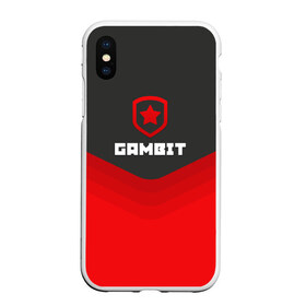 Чехол для iPhone XS Max матовый с принтом Gambit Gaming Uniform в Белгороде, Силикон | Область печати: задняя сторона чехла, без боковых панелей | Тематика изображения на принте: counter strike | cs go | gambit | swat | terrorist | гамбит | контр страйк | кс го | спецназ