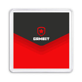 Магнит 55*55 с принтом Gambit Gaming Uniform в Белгороде, Пластик | Размер: 65*65 мм; Размер печати: 55*55 мм | counter strike | cs go | gambit | swat | terrorist | гамбит | контр страйк | кс го | спецназ