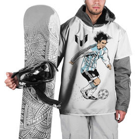 Накидка на куртку 3D с принтом Messi в Белгороде, 100% полиэстер |  | barselona | messi | аргентина | барселона | испания | месси | мяч | футбол