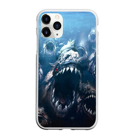 Чехол для iPhone 11 Pro матовый с принтом Голодные пираньи в Белгороде, Силикон |  | еда | зубы | клыки | кровь | людоед | монстр | пираньи | пиранья | рыбы | ужас | хищник | челюсти | чудовище
