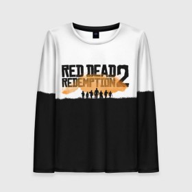 Женский лонгслив 3D с принтом Red Dead Redemption 2 в Белгороде, 100% полиэстер | длинные рукава, круглый вырез горловины, полуприлегающий силуэт | rdr | rdr2 | red dead redemption 2 | rockstar | дикий запад | ковбои