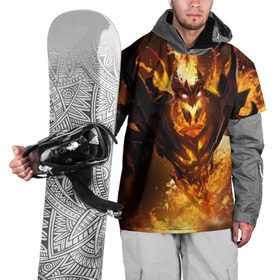 Накидка на куртку 3D с принтом Fire в Белгороде, 100% полиэстер |  | Тематика изображения на принте: dota | dota 2 | shadow demon | демон | дота
