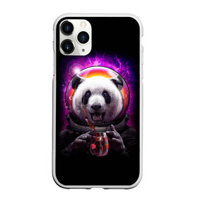 Чехол для iPhone 11 Pro матовый с принтом Panda Cosmonaut в Белгороде, Силикон |  | Тематика изображения на принте: bear | galaxy | panda | space | star | астронавт | галактика | звезда | космонавт | космос | медведь | панда