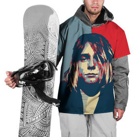 Накидка на куртку 3D с принтом Kurt Cobain в Белгороде, 100% полиэстер |  | Тематика изображения на принте: curt | hope | kobain | nirvana | кобейн | курт | нирвана