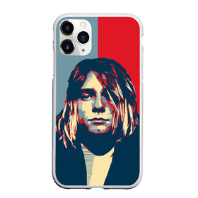 Чехол для iPhone 11 Pro матовый с принтом Kurt Cobain в Белгороде, Силикон |  | curt | hope | kobain | nirvana | кобейн | курт | нирвана