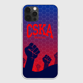 Чехол для iPhone 12 Pro с принтом CSKA Msk в Белгороде, силикон | область печати: задняя сторона чехла, без боковых панелей | Тематика изображения на принте: moscow | москва | цска