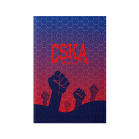 Обложка для паспорта матовая кожа с принтом CSKA Msk в Белгороде, натуральная матовая кожа | размер 19,3 х 13,7 см; прозрачные пластиковые крепления | moscow | москва | цска