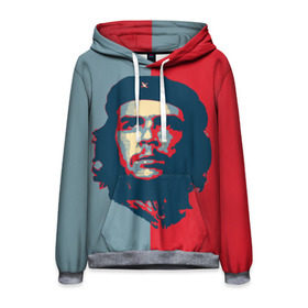 Мужская толстовка 3D с принтом Che Guevara в Белгороде, 100% полиэстер | двухслойный капюшон со шнурком для регулировки, мягкие манжеты на рукавах и по низу толстовки, спереди карман-кенгуру с мягким внутренним слоем. | Тематика изображения на принте: че гевара