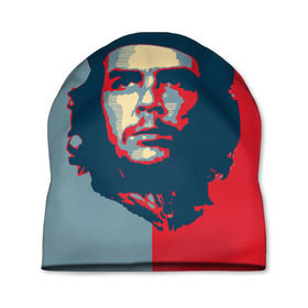 Шапка 3D с принтом Che Guevara в Белгороде, 100% полиэстер | универсальный размер, печать по всей поверхности изделия | Тематика изображения на принте: че гевара