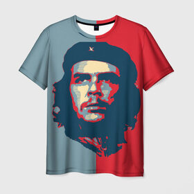 Мужская футболка 3D с принтом Che Guevara в Белгороде, 100% полиэфир | прямой крой, круглый вырез горловины, длина до линии бедер | че гевара
