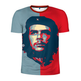 Мужская футболка 3D спортивная с принтом Che Guevara в Белгороде, 100% полиэстер с улучшенными характеристиками | приталенный силуэт, круглая горловина, широкие плечи, сужается к линии бедра | Тематика изображения на принте: че гевара