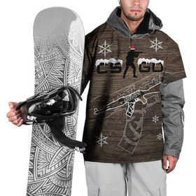 Накидка на куртку 3D с принтом Новогодний cs:go пустынный повстанец в Белгороде, 100% полиэстер |  | counter | csgo | strike | кейс | кс го | ксго | повстанец | пустынный | скин