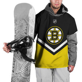Накидка на куртку 3D с принтом Boston Bruins в Белгороде, 100% полиэстер |  | america | canada | hockey | nhl | usa | америка | бостон | брюинз | канада | лед | нхл | сша | хоккей