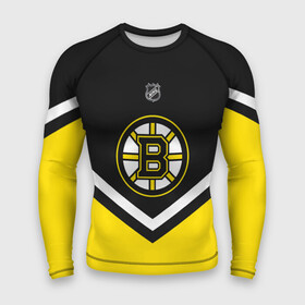 Мужской рашгард 3D с принтом Boston Bruins в Белгороде,  |  | america | canada | hockey | nhl | usa | америка | бостон | брюинз | канада | лед | нхл | сша | хоккей