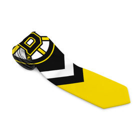 Галстук 3D с принтом Boston Bruins в Белгороде, 100% полиэстер | Длина 148 см; Плотность 150-180 г/м2 | america | canada | hockey | nhl | usa | америка | бостон | брюинз | канада | лед | нхл | сша | хоккей