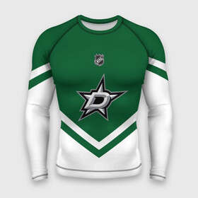 Мужской рашгард 3D с принтом Dallas Stars в Белгороде,  |  | america | canada | hockey | nhl | usa | америка | даллас | канада | лед | нхл | старз | сша | хоккей