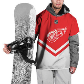 Накидка на куртку 3D с принтом Detroit Red Wings в Белгороде, 100% полиэстер |  | america | canada | hockey | nhl | usa | америка | детройт | канада | лед | нхл | ред | сша | уингз | хоккей