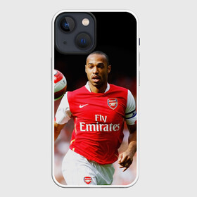 Чехол для iPhone 13 mini с принтом Капитан Тьерри Анри в Белгороде,  |  | arsenal | football | thierry henry | англия | арсенал | капитан | тьерри анри | футбол | футболист