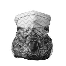 Бандана-труба 3D с принтом Bear Dreamcatcher в Белгороде, 100% полиэстер, ткань с особыми свойствами — Activecool | плотность 150‒180 г/м2; хорошо тянется, но сохраняет форму | bear | beast | forest | russia | siberian | зверь | лес | ловец | медведь | россия | сибирь | сон | ярость