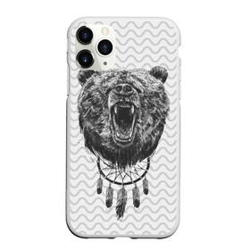 Чехол для iPhone 11 Pro Max матовый с принтом Bear Dreamcatcher в Белгороде, Силикон |  | bear | beast | forest | russia | siberian | зверь | лес | ловец | медведь | россия | сибирь | сон | ярость