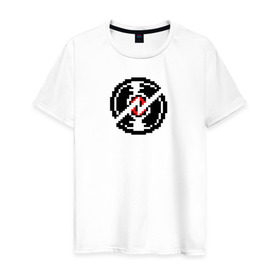Мужская футболка хлопок с принтом Dave Strider`s logo в Белгороде, 100% хлопок | прямой крой, круглый вырез горловины, длина до линии бедер, слегка спущенное плечо. | homestuck | strider | t shirt_logo | дейв_страйдер | страйдер | хоумстак