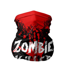 Бандана-труба 3D с принтом Zombie Killer в Белгороде, 100% полиэстер, ткань с особыми свойствами — Activecool | плотность 150‒180 г/м2; хорошо тянется, но сохраняет форму | blood | dark | killer | monster | zombie | зомби | кровь | монстр | нечисть