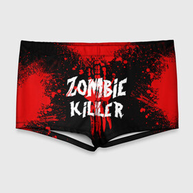 Мужские купальные плавки 3D с принтом Zombie Killer в Белгороде, Полиэстер 85%, Спандекс 15% |  | Тематика изображения на принте: blood | dark | killer | monster | zombie | зомби | кровь | монстр | нечисть
