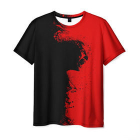 Мужская футболка 3D с принтом Blood Rage в Белгороде, 100% полиэфир | прямой крой, круглый вырез горловины, длина до линии бедер | blood | dark | killer | monster | zombie | зомби | кровь | монстр | нечисть
